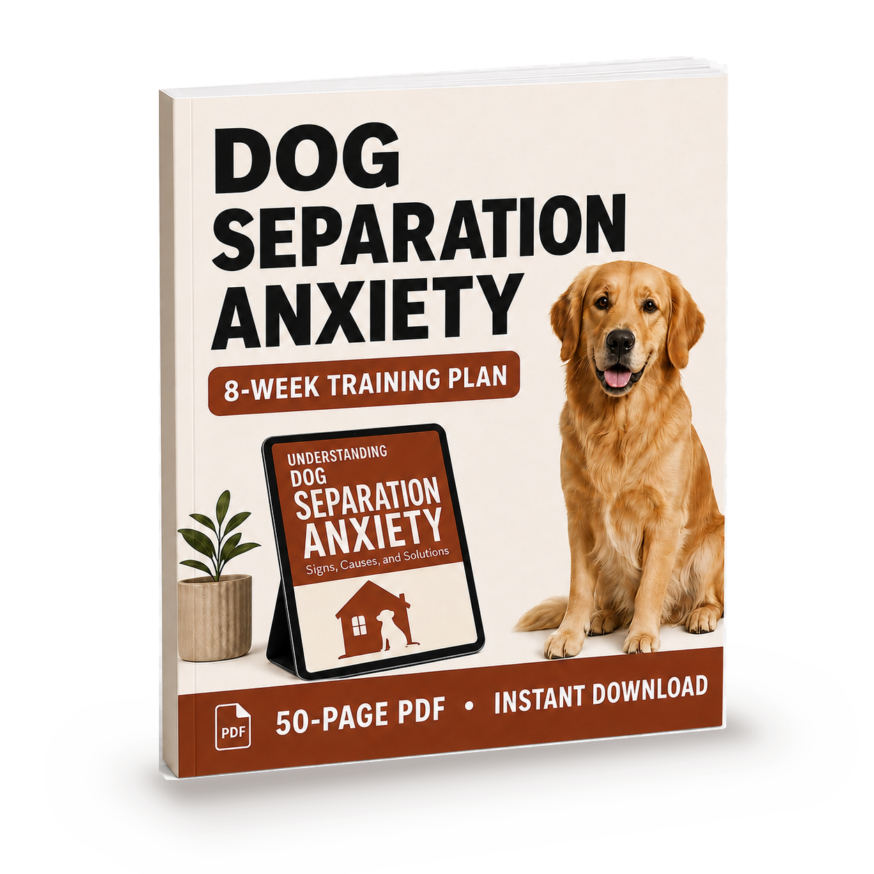 Dog Separation Anxiety — 8-Week Training Plan, 50-page PDF